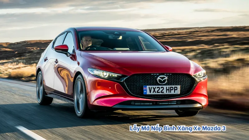 Lẫy mở nắp bình xăng xe Mazda 3: Nguyên lý hoạt động
